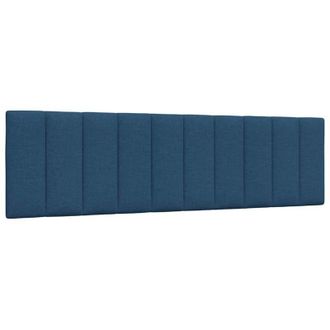 vidaXL Cuscino Testiera Blu 180 cm in Tessuto Vidaxl