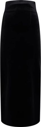 Philosophy di Lorenzo Serafini Rokken, Dames, Zwart, M, Polyester, Fluwelen Midirok