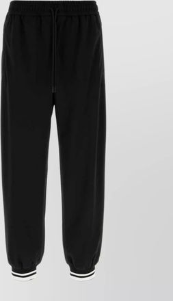 Gucci elastic waistband polyester joggers