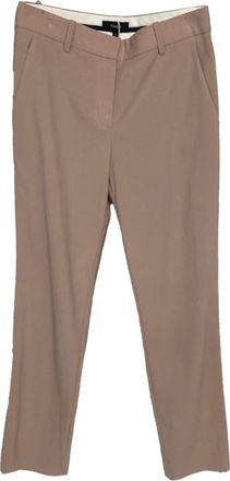 Theory Classic Pants in Pink Wool