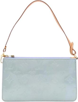 Louis Vuitton Pre-owned Handbag Pouch - Dames - Vintage Clutch - Blauw - ONE Size - Vintage