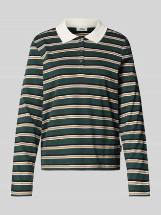 s.Oliver Red Label Regular Fit Poloshirt aus reiner Baumwolle in Dunkelgruen, Gr&ouml;&szlig;e 38