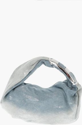 Diesel Denim Hobo Bag GRAB-D with Metal Monogram size One Size