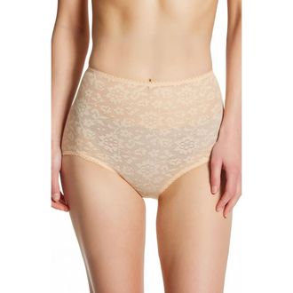 Rago V- Leg Panty Brief Extra Firm Shaping in Beige at Nordstrom, Size X-Large