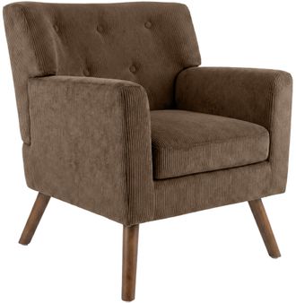 Clp Sill&oacute;n Kioni Cord Marr&oacute;n Oscuro
