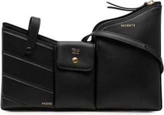 Fendi Pre-owned Cross Body Bags, female, Black, Size: ONE SIZE Pre-owned Vintage Crossbody Bag