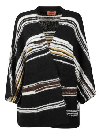 Missoni striped cardigan - women - Fabric - M - Black
