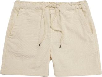 OAS Labyrint Terry Shorts - Heren - Korte Broeken - Beige - 2XL - Katoen - Korte Broeken