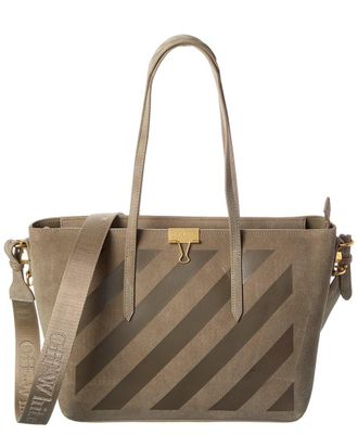 Off-white Off-White Diagonal Suede Tote