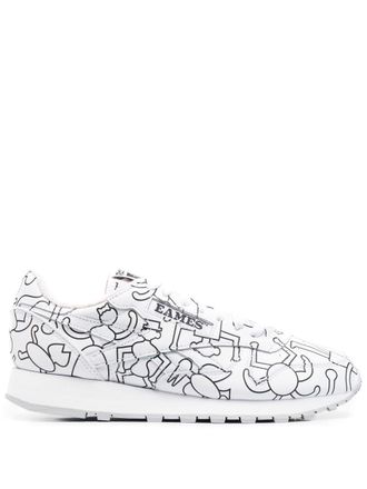 Reebok x Eames Classic low top sneakers - men - Fabric/Leather/Rubber - 8.5 - White