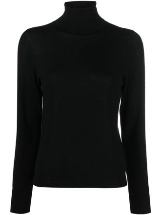 Allude high-neck virgin wool jumper - Blue