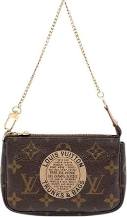 Louis Vuitton Pre-owned Mini Bags, female, Brown, Size: ONE SIZE Pre-owned Mini Pochette Accessoires