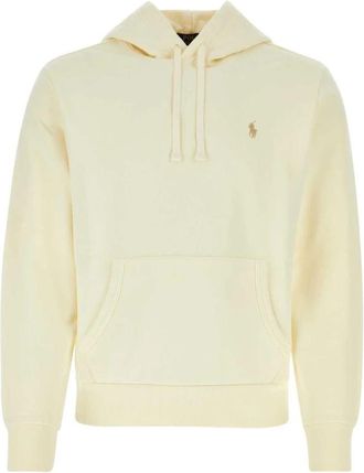 Polo Ralph Lauren Loop Back Terry Hoodie - Heren - Hoodies - Beige - S - Katoen - Hoodies & sweatvesten