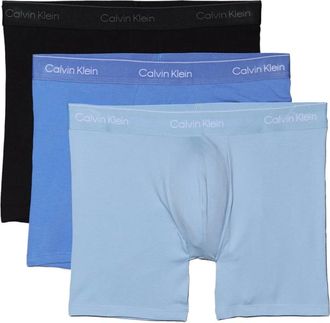 Calvin Klein Ondergoed, Heren, Veelkleurig, M, Katoen, Multicolor Katoenen Stretch Boxers