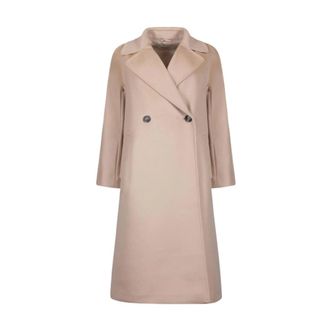 Max Mara Jassen, Dames, Beige, 2Xs, Wol, Resina Jas