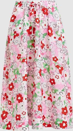 Essentiel Jupe Mi Longue Julianne Blanc Multicolore