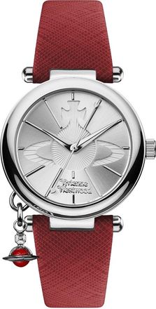 Vivienne Westwood Womens VV006SSRD Ladies Orb Pop Watch - Silver - One Size