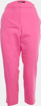 Tibi Pink Cotton Formal Trousers