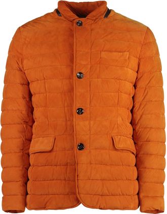 Moorer Zavyer Leather Padded Jacket