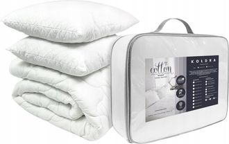 OEM Edred&oacute;n Antial&eacute;rgico Golden Line Para 4 Estaciones, 200x220 Cm + 2 Almohadas De 70x80 Cm