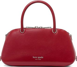 Kate Spade New York Grace Fine Grain Leather Mini Bag Wallet Womens Handbags Dark Scarlet