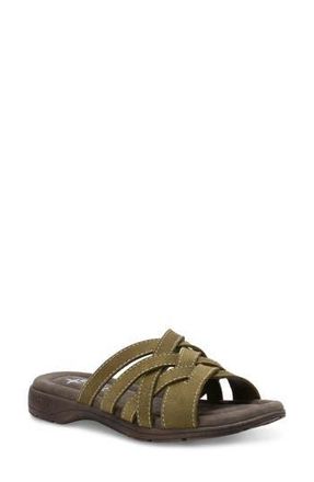 Eastland Hazel Slide Sandal in Olive at Nordstrom Rack, Size 11