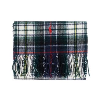 Polo Ralph Lauren Sjaal met franjes van wol - Heren - Wintersjaals - Veelkleurig - ONE Size - Wol - Accessoires
