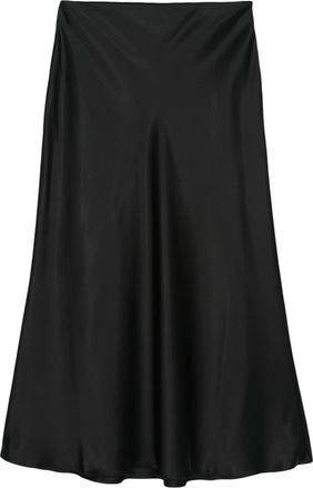 Nanushka satin midi skirt - women - Acetate/Polyester/Polyester/Viscose - S - Black