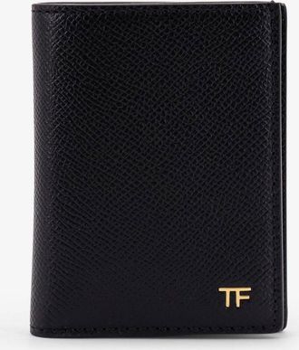 Tom Ford Portacarte in pelle con logo - TOM FORD - gender_Man