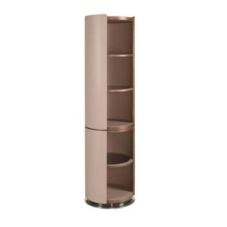Angel Cerd&aacute; Walnut & mink leatherette shelf