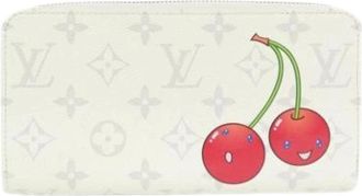 Louis Vuitton Pre-owned Wallets, female, White, Size: ONE SIZE Pre-owned Long wallet (bi-fold)