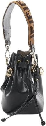 Fendi Pre-owned Bucket Bags, female, Black, Size: ONE SIZE Pre-owned Mon Tresor Mini