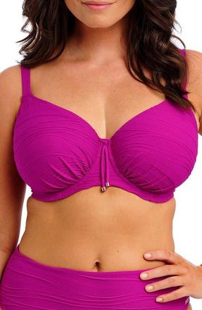 Fantasie Beach Waves Underwire Bikini Top in Bright Fuchsia at Nordstrom, Size 32Dd