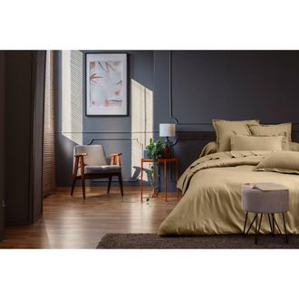 Blanc Avenue Juego de funda de edredón 240x220 cm+ 2fa 63x63cm de satén de algodón