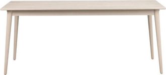 Rowico Massivholztisch Tyler Eiche Weiss 180-280 x 90 cm