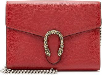 Gucci Leather Crystal Dionysus Chain Wallet (Authentic Pre-Loved)