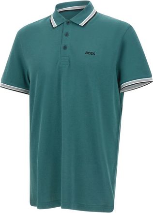 HUGO BOSS Paddy Polo - Heren - Polos - Groen - L - Katoen - Tops