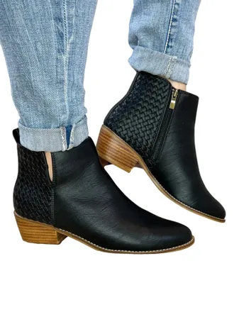 Corkys Footwear Womens Half N Half Boots In Black