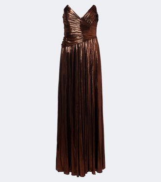 Retrof&ecirc;te Retrof&ecirc;te Abito lungo Waldorf bustier pliss&eacute;