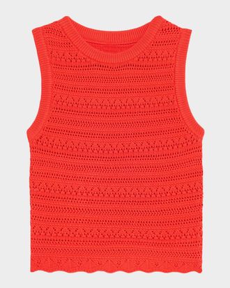 PQ Swim Crochet Sleeveless Top