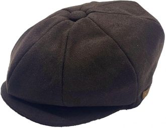 Generic Major Wear Wool Baker Boy Cap in Chocolate, Size: Large-XL