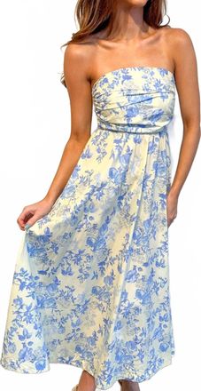 Olivaceous Amanda Dress In Yellow
