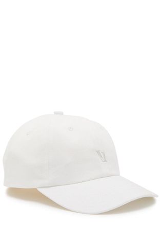 Vuori Clothing Dad Logo-embroidered Cotton cap - White - One Size