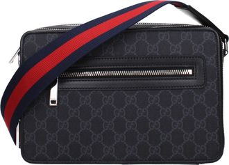 Gucci Herens Crossbodytassen Zwarte stof