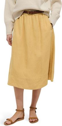 Alex Mill Maddie Linen Skirt in Light Sienna at Nordstrom, Size X-Small
