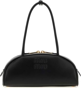 Miu Miu Black Beau Medium Shoulder Bag