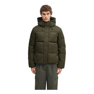 Daily Paper Clothing Jassen, Heren, Groen, L, Leer, Winterjassen