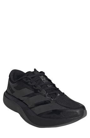 adidas Adizero Evo SL Running Shoe in Black/Grey/Iron Met at Nordstrom, Size 11.5