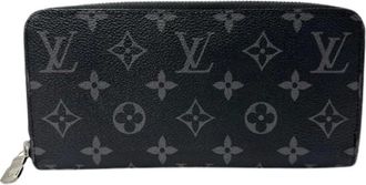 Louis Vuitton Pre-owned Wallets, male, Black, Size: ONE SIZE Pre-owned Long Wallet (bi-fold)