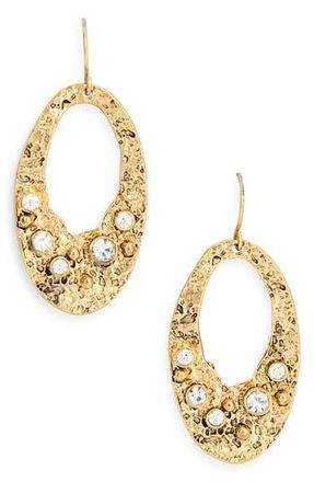 Karine Sultan Antique Oval Drop Earrings in Gold at Nordstrom Rack